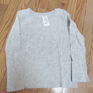 Girls gray long sleeve tee